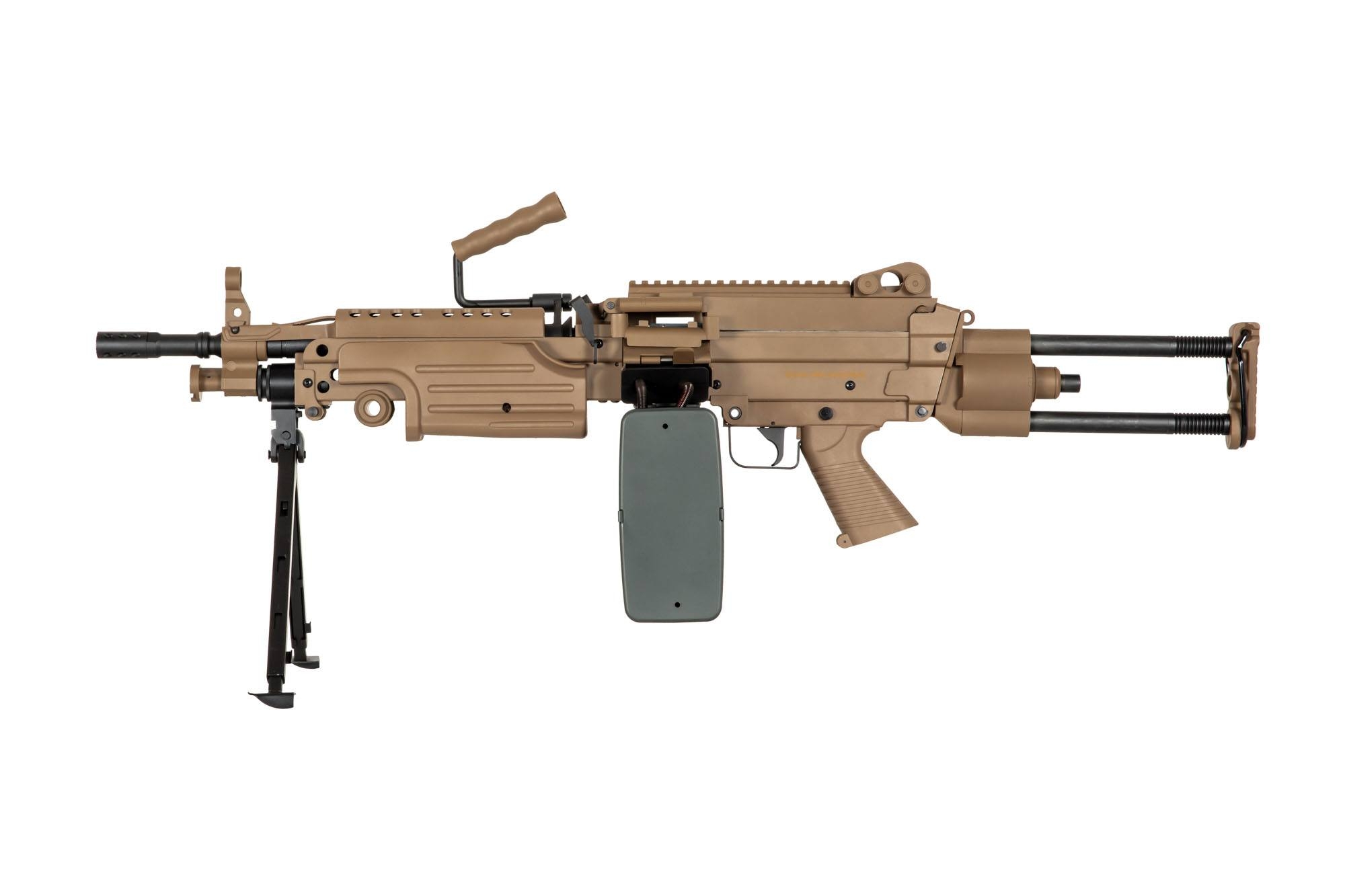 Image of Karabin maszynowy ASG Specna Arms SA-249 PARA CORE - tan (SPE-01-028615)