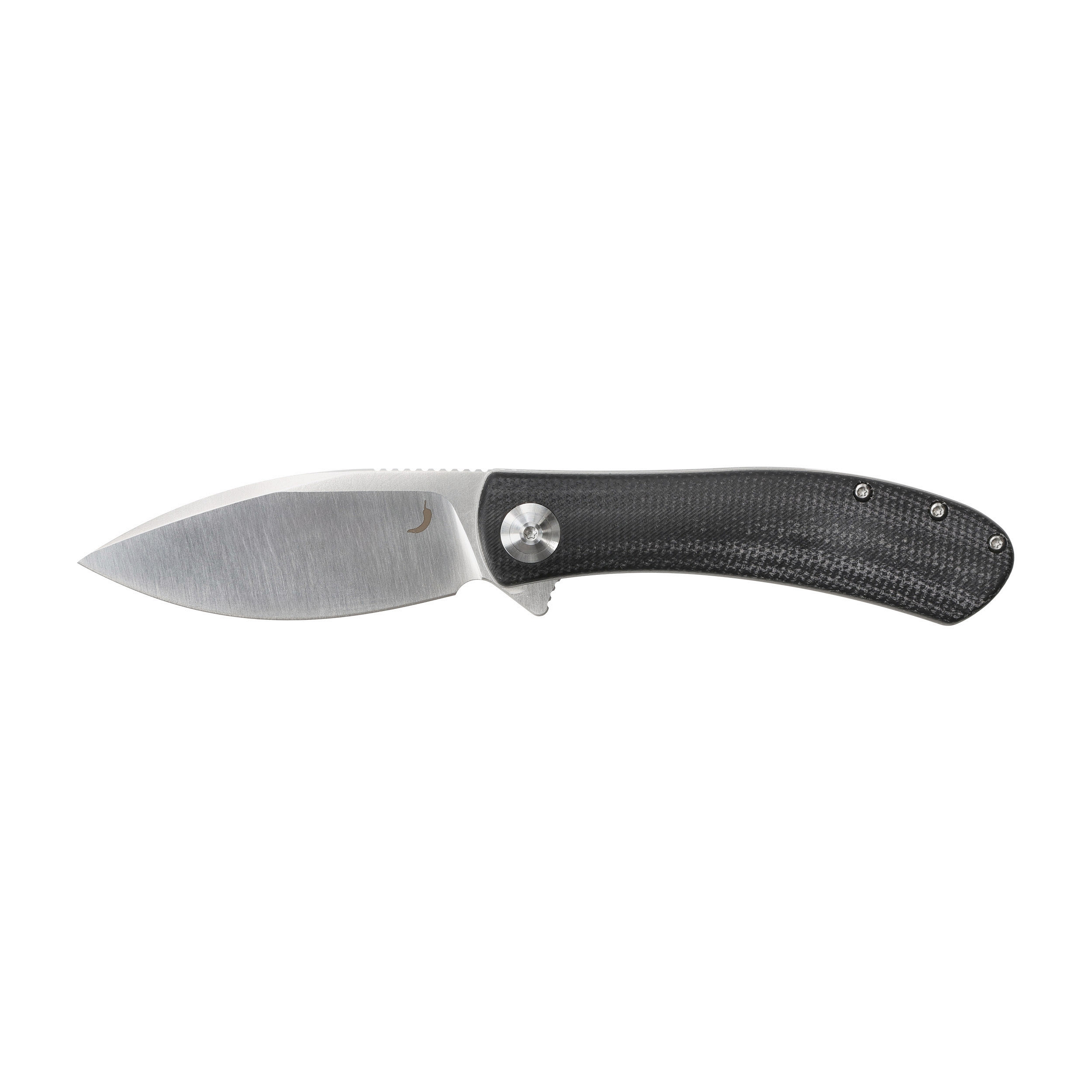 Image of Nóż składany Trollsky Knives Mandu czarny/stalowe ostrze, wersja limitowana (847-004)