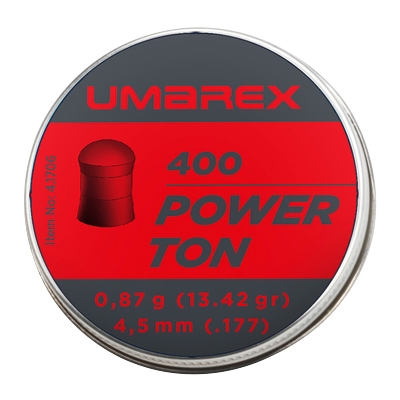 Image of Śrut 4,5 mm diabolo Umarex Power Ton grzybek 400 szt. (4.1706)