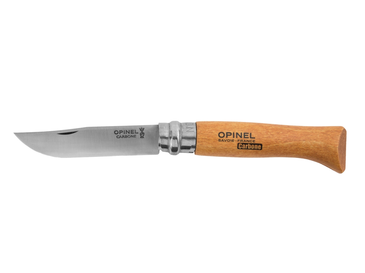 Image of Nóż Opinel 8 carbon buk (113080)