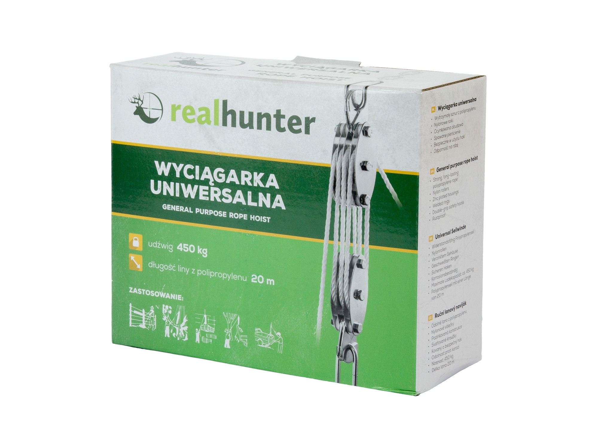Image of Wyciągarka do 450 kg RealHunter (CD-RH02/C71)