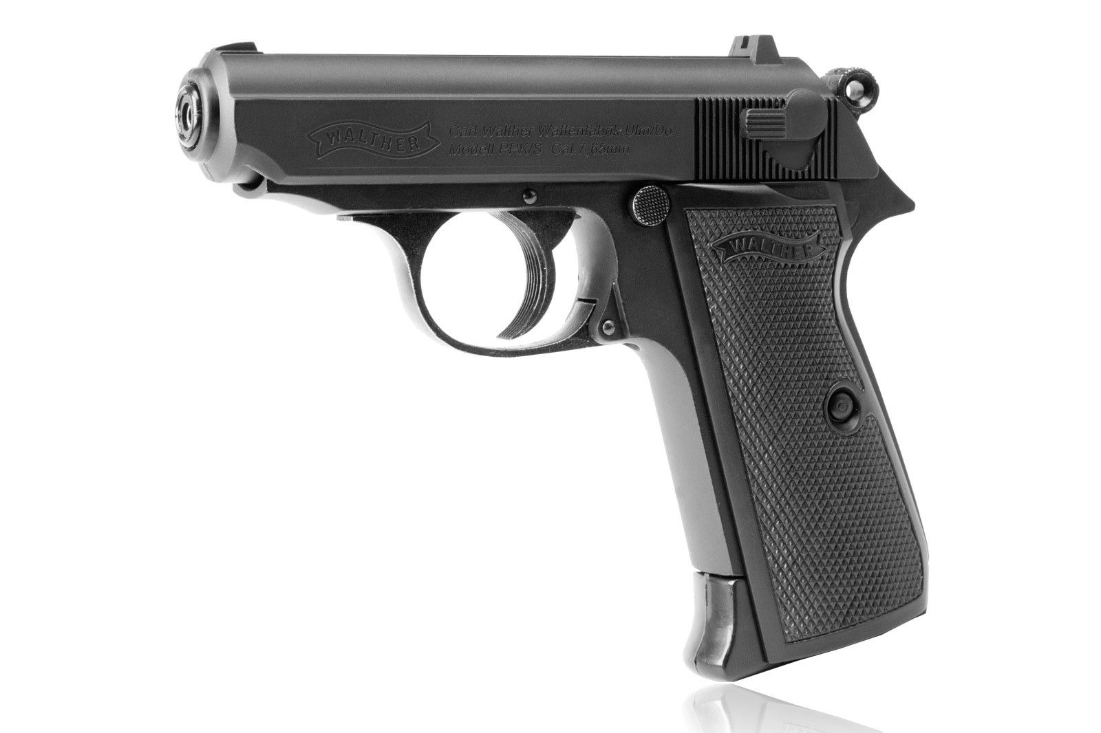 Image of Pistolet wiatrówka Walther PPK/S 15-strzał. CO2 4,5 BB BlowBack (5.8315)