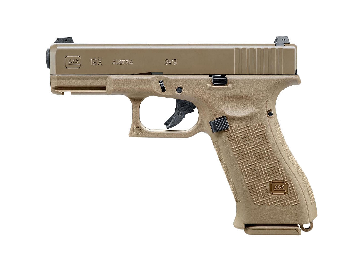 Image of Pistolet ASG GLOCK 19X 6 mm coyote (2.6459)