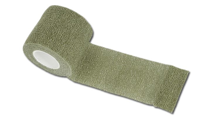 Image of Taśma Mil-Tec Self Adhesive Camo Tape - Zielony OD - 15933001