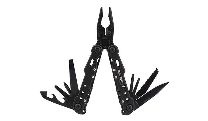 Image of Multitool Mil-Tec Black Large with Case - 15406102