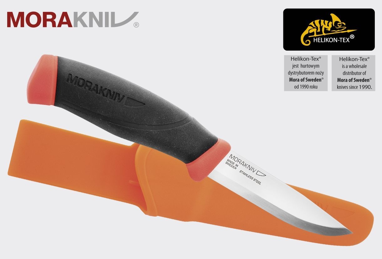 Image of Nóż Morakniv Companion F Orange Stainless Steel Pomarańczowy (ID 11824)