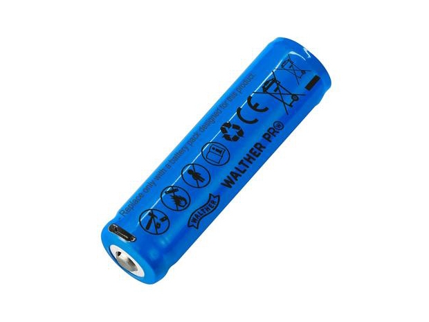 Image of Akumulator Walther ICR (18650 2600 mAh 3,6 V) z ładowaniem USB (3.7133)