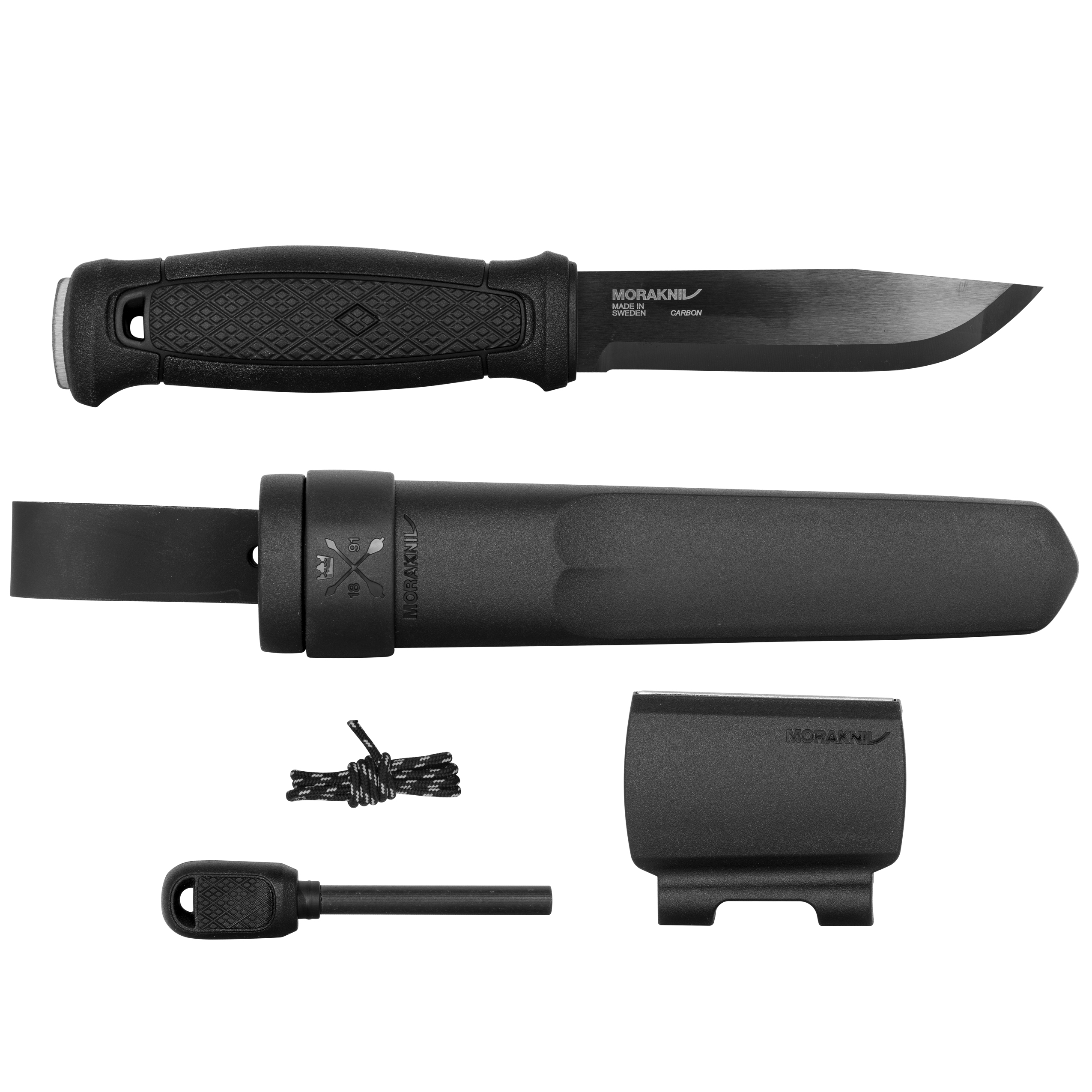 Image of Nóż Morakniv Garberg BlackBlade z zestawem przetrwania stal węglowa (13915)