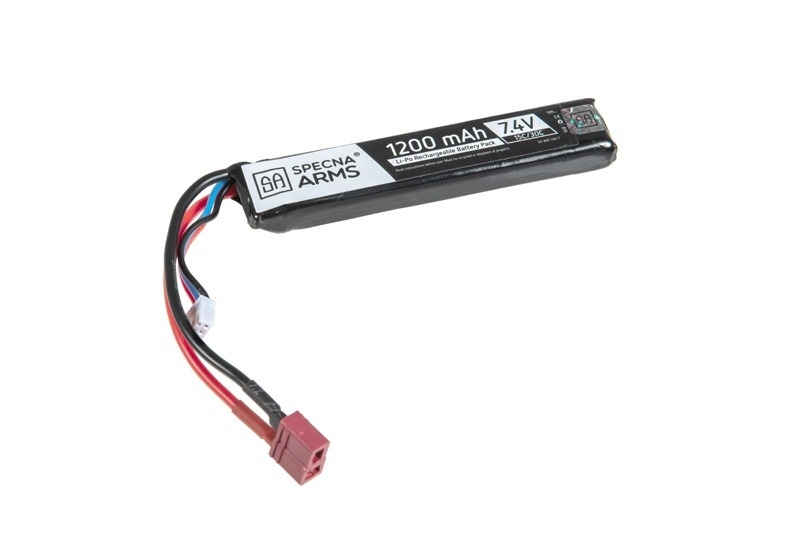 Image of Akumulator LiPo 7,4V 1200mAh 15/30C - T-Connect (Deans) (SPE-06-024604)