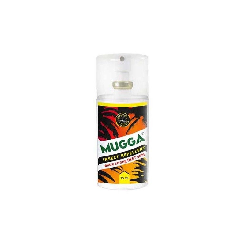 Image of Odstraszacz na komary i owady, Mugga STRONG spray 75ml DEET 50%