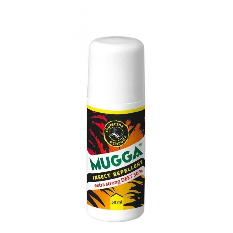 Image of Odstraszacz na komary i kleszcze Mugga STRONG 50ml (kulka) DEET 50%