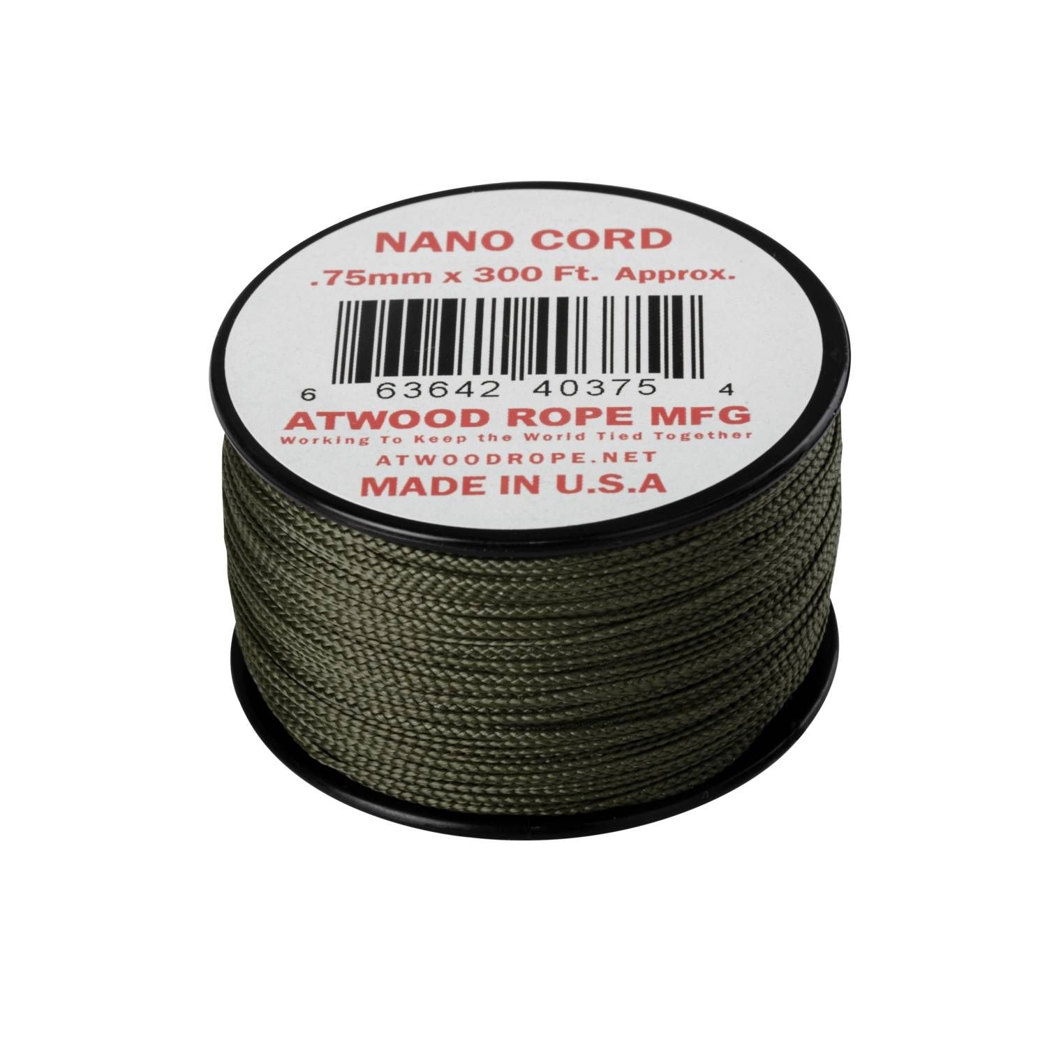 Image of Linka Nano Cord ATWOOD (0,75mm/91m) oliwkowa (CD-NC3-NL-32)