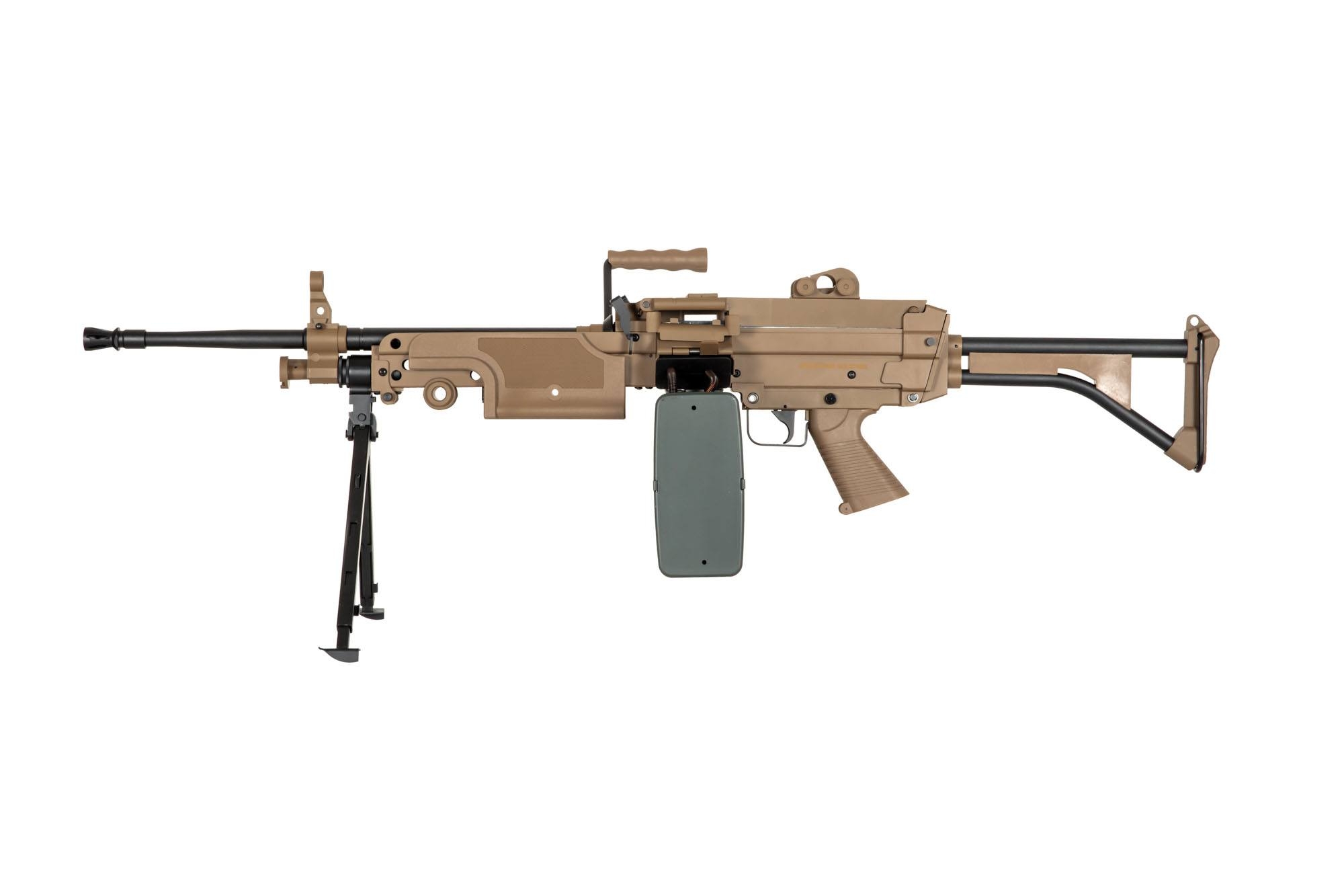 Image of Karabin maszynowy ASG Specna Arms SA-249 MK1 CORE - tan (SPE-01-028613)