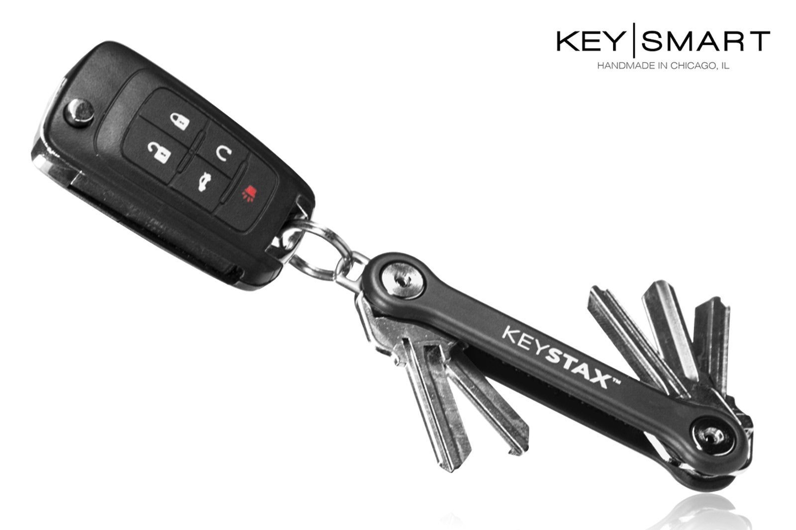 Image of Organizer do kluczy KeySmart model KeyStax, czarny