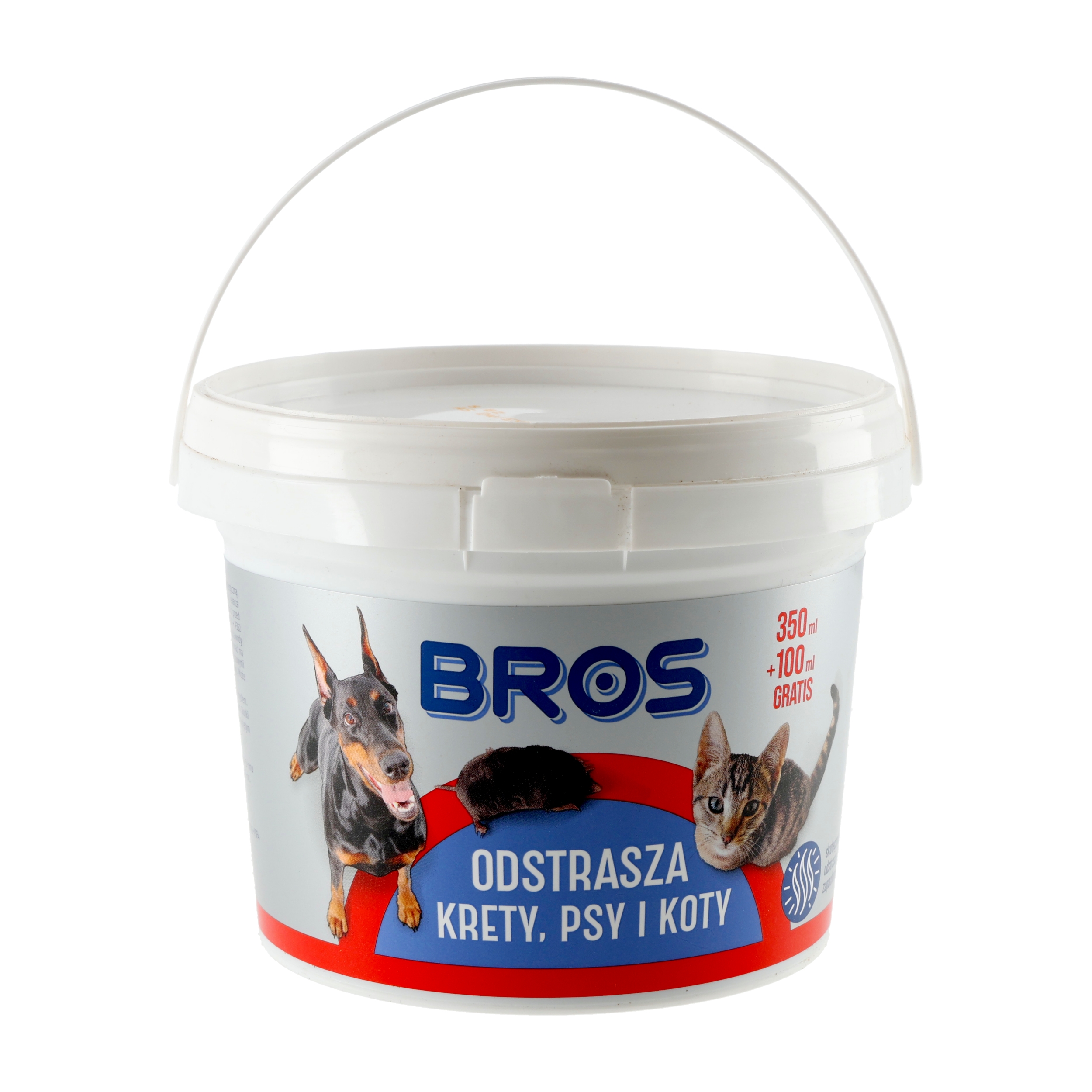 Image of Granulat Bros odstrasza krety, psy i koty 350 ml + 100 ml gratis (595-045)