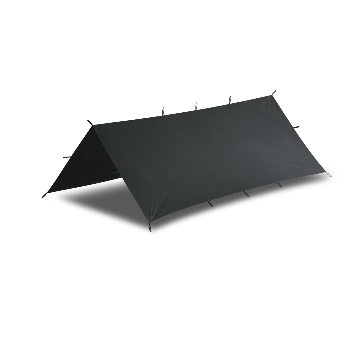 Image of Tarp turystyczny płachta biwakowa 2m x 2,5m HELIKON Shadow Grey (PO-STS-PO-35)