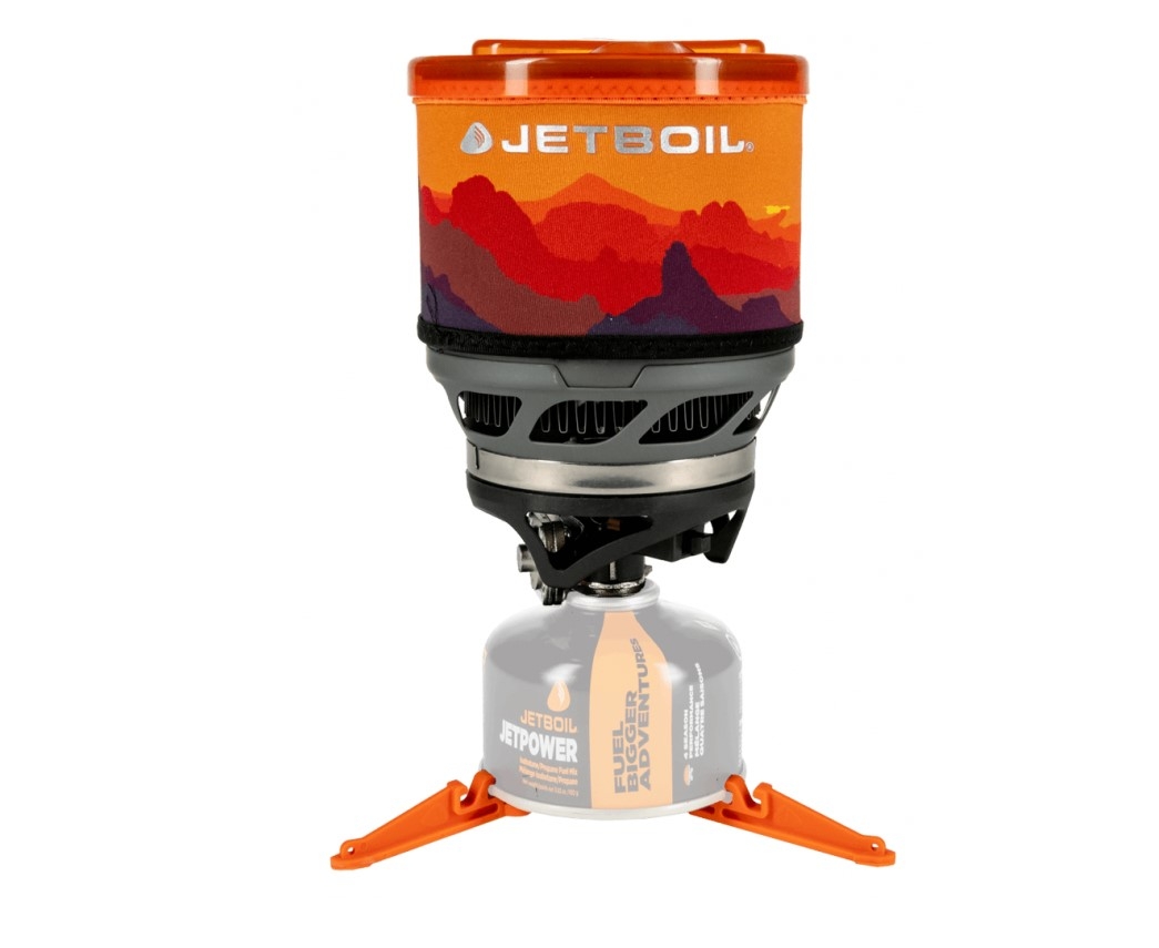 Image of Kuchenka turystyczna gazowa JETBOIL MiniMo 1 L. Sunset pomarańcz-czerwień