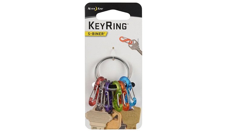 Image of Organizer do kluczy Nite Ize KeyRing S-Biner - KRG2-11-R3