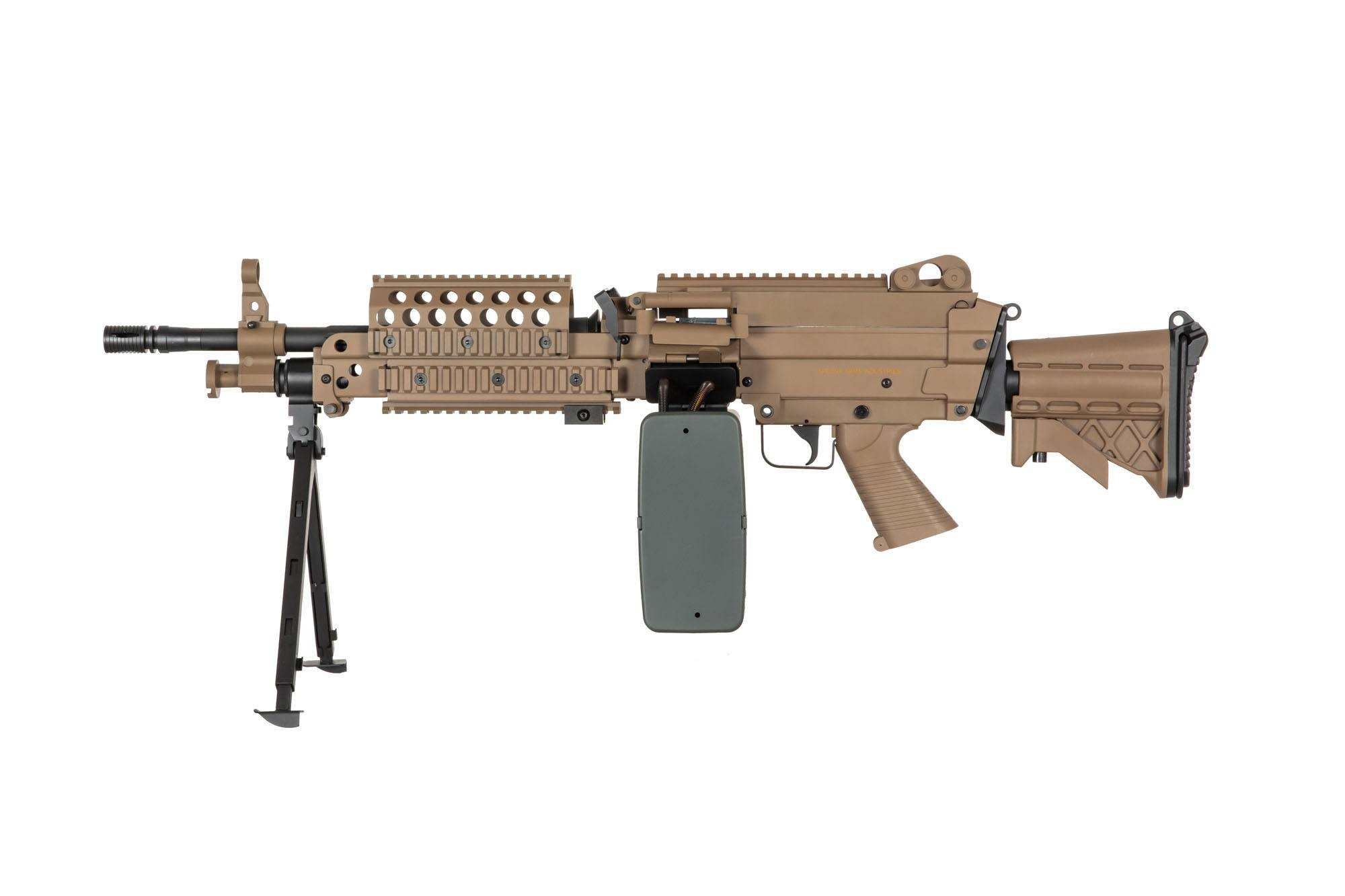 Image of Karabin maszynowy ASG Specna Arms SA-46 CORE - tan (SPE-01-028616)
