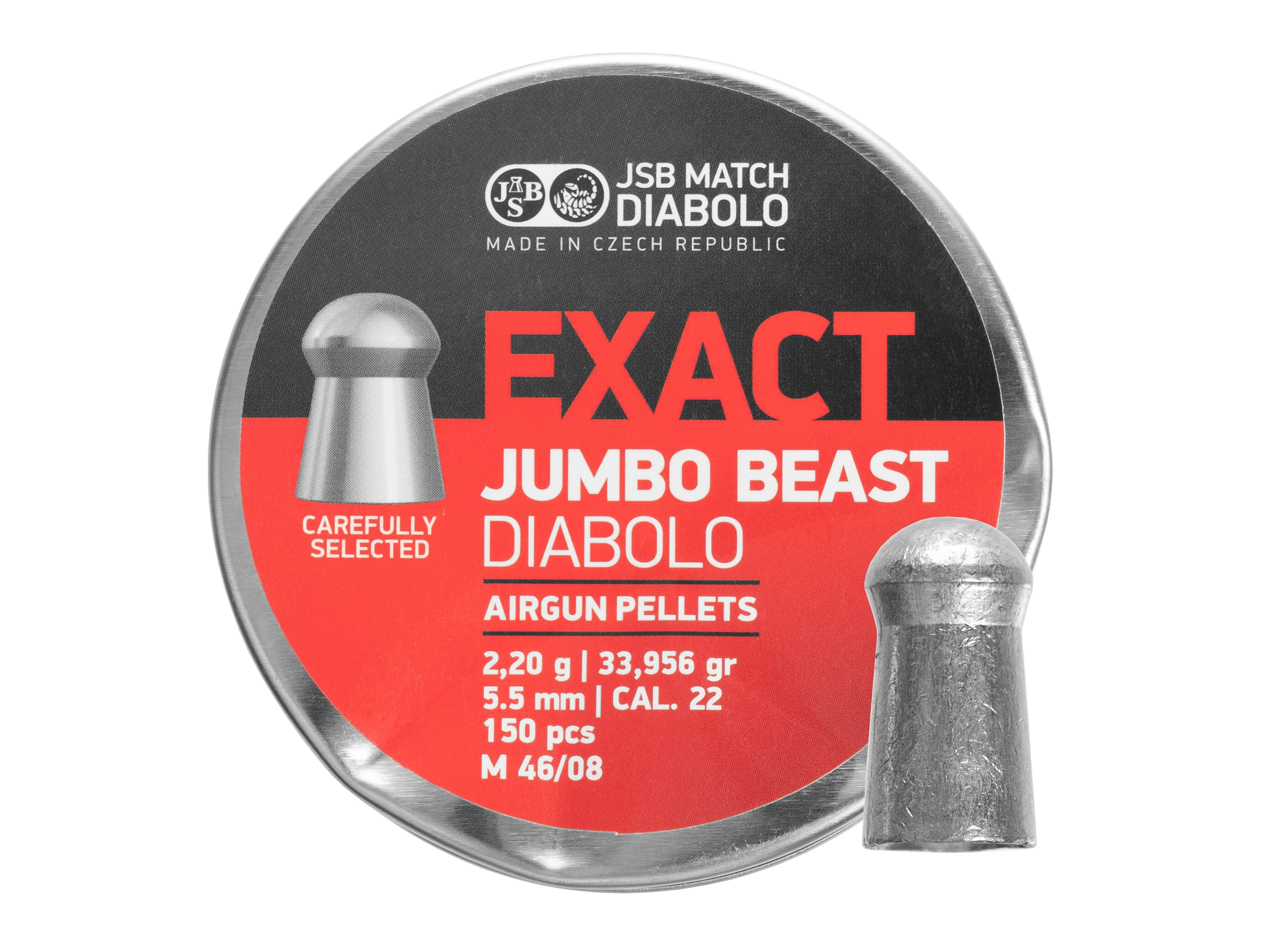 Image of Śrut 5,52 mm diabolo JSB Exact Jumbo Beast 150 (546387-150)