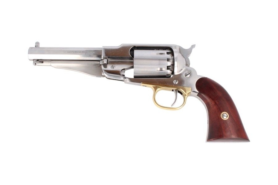 Image of Rewolwer czarnoprochowy Pietta Remington 1858 New Army Sheriff INOX .44 5,5" (RGSSH44)