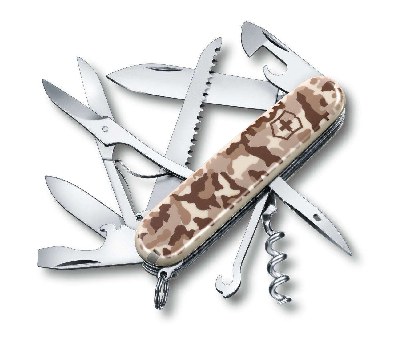 Image of Scyzoryk Victorinox Huntsman, 15 funkcji, dł.91mm, Desert (1.3713.941)