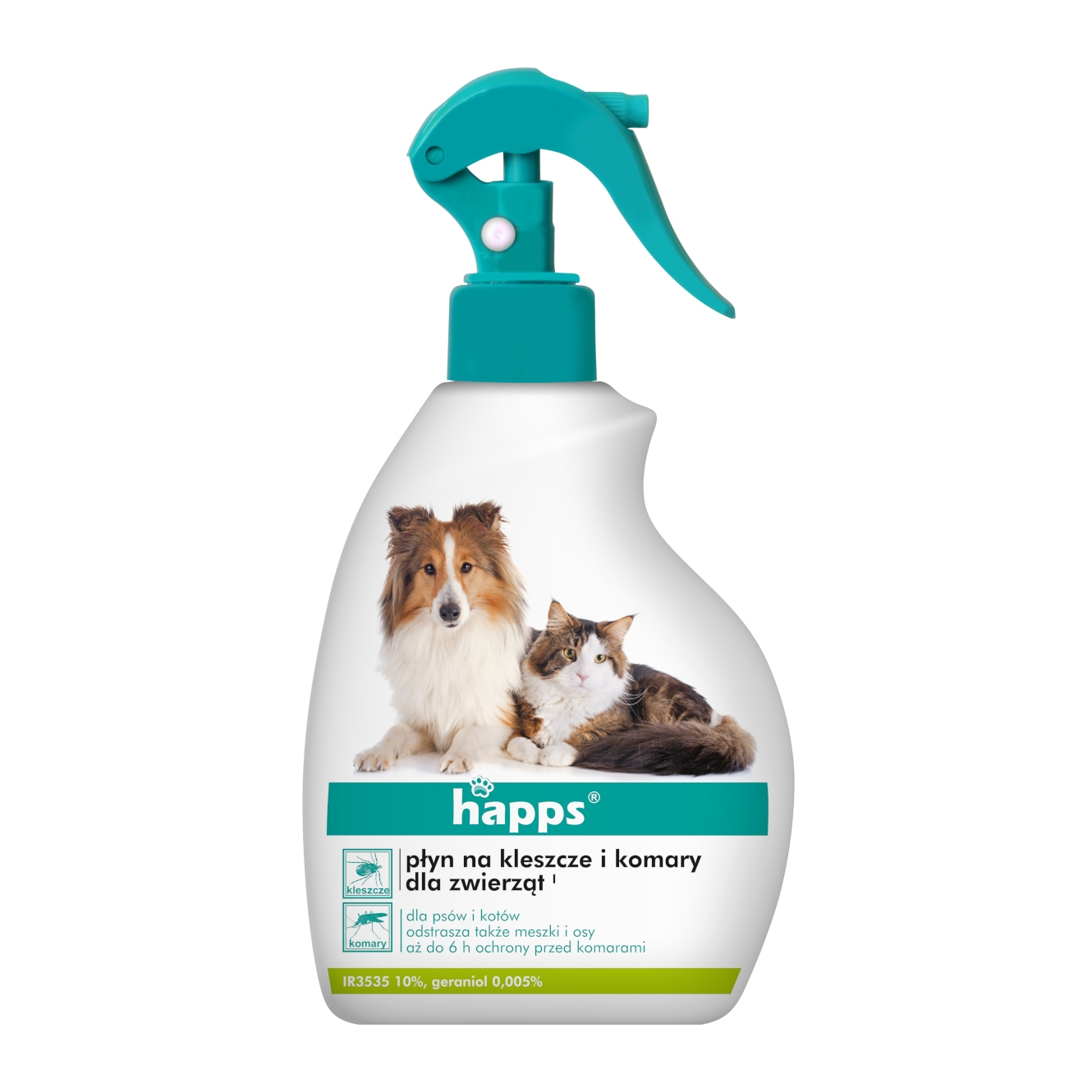 Image of Płyn Happs na komary i kleszcze dla zwierząt 200 ml (596-011)