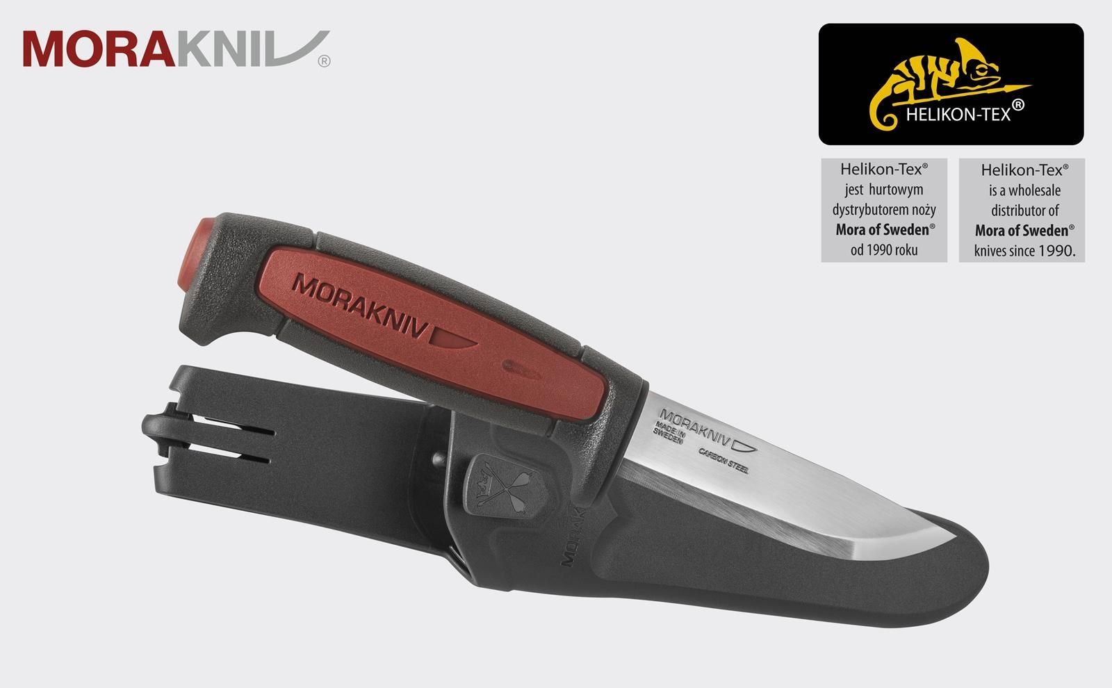 Image of Nóż Morakniv PRO C Carbon Steel Czerwony