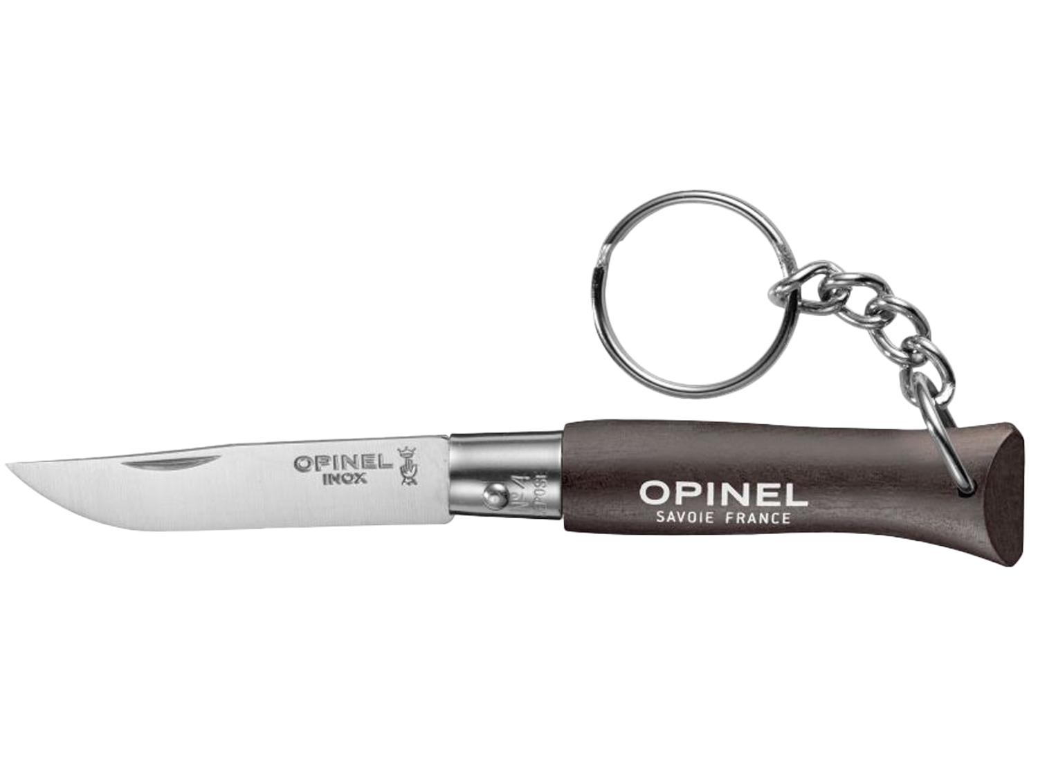 Image of Nóż brelok Opinel Colorama 04 inox grab czarny (002268)