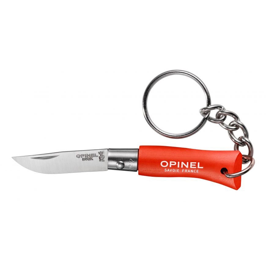 Image of Nóż brelok Opinel Colorama 02 inox grab pomarańczowy (002272)