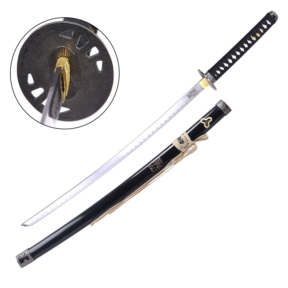 Image of Katana HATTORI HANZO KILL BILL 1 - replika miecza samurajskiego z filmu KILL BILL 1 + podstawka