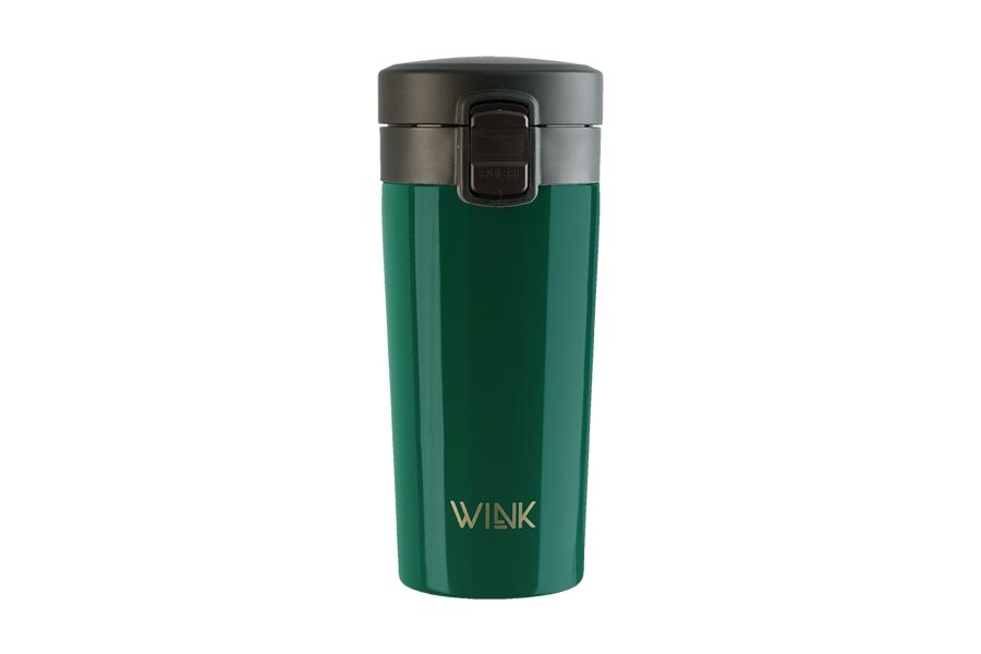 Image of Kubek Termiczny WINK Dark Green 370 ml.