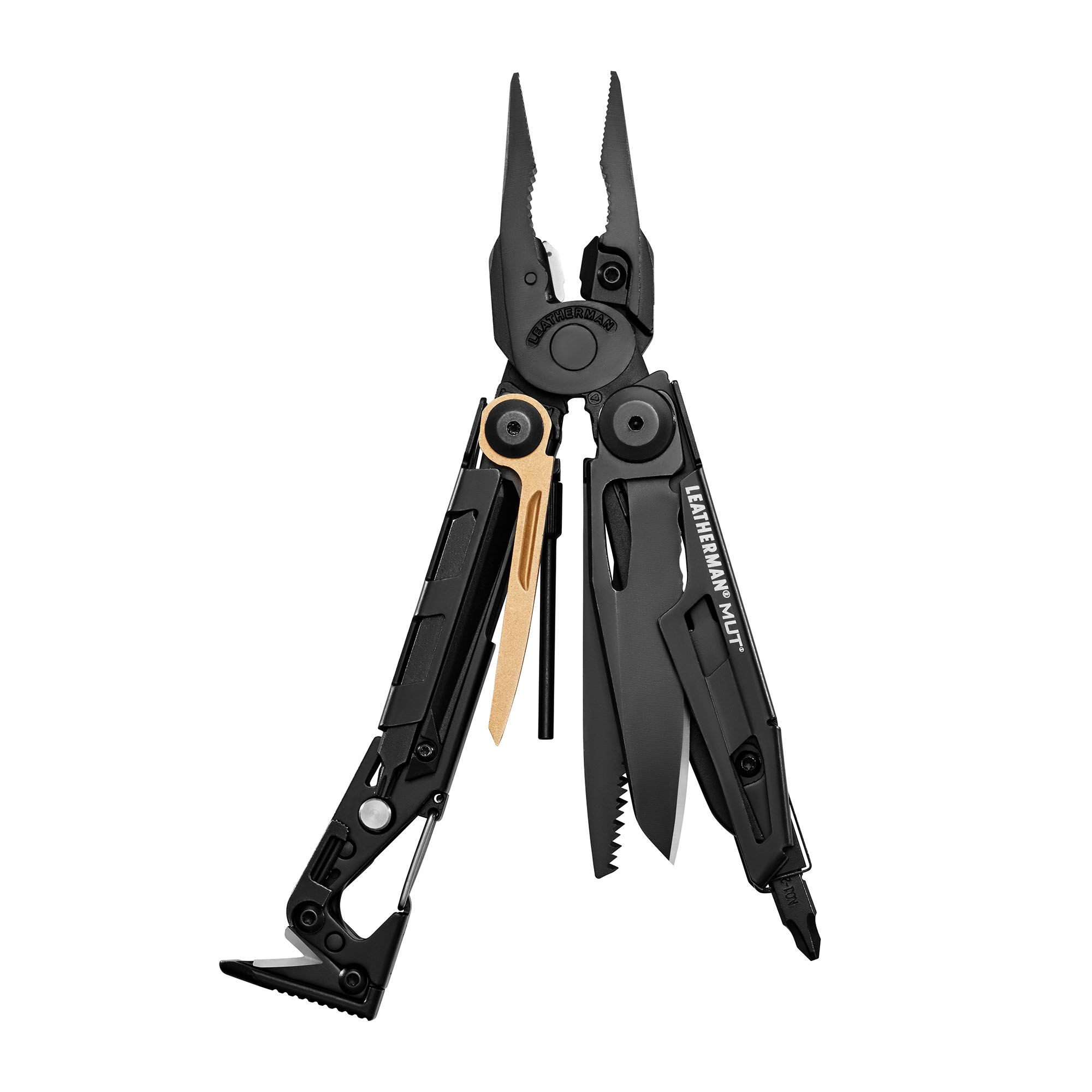 Image of Multitool Leatherman MUT Black - 16 narzędzi + etui molle czarne (833093)