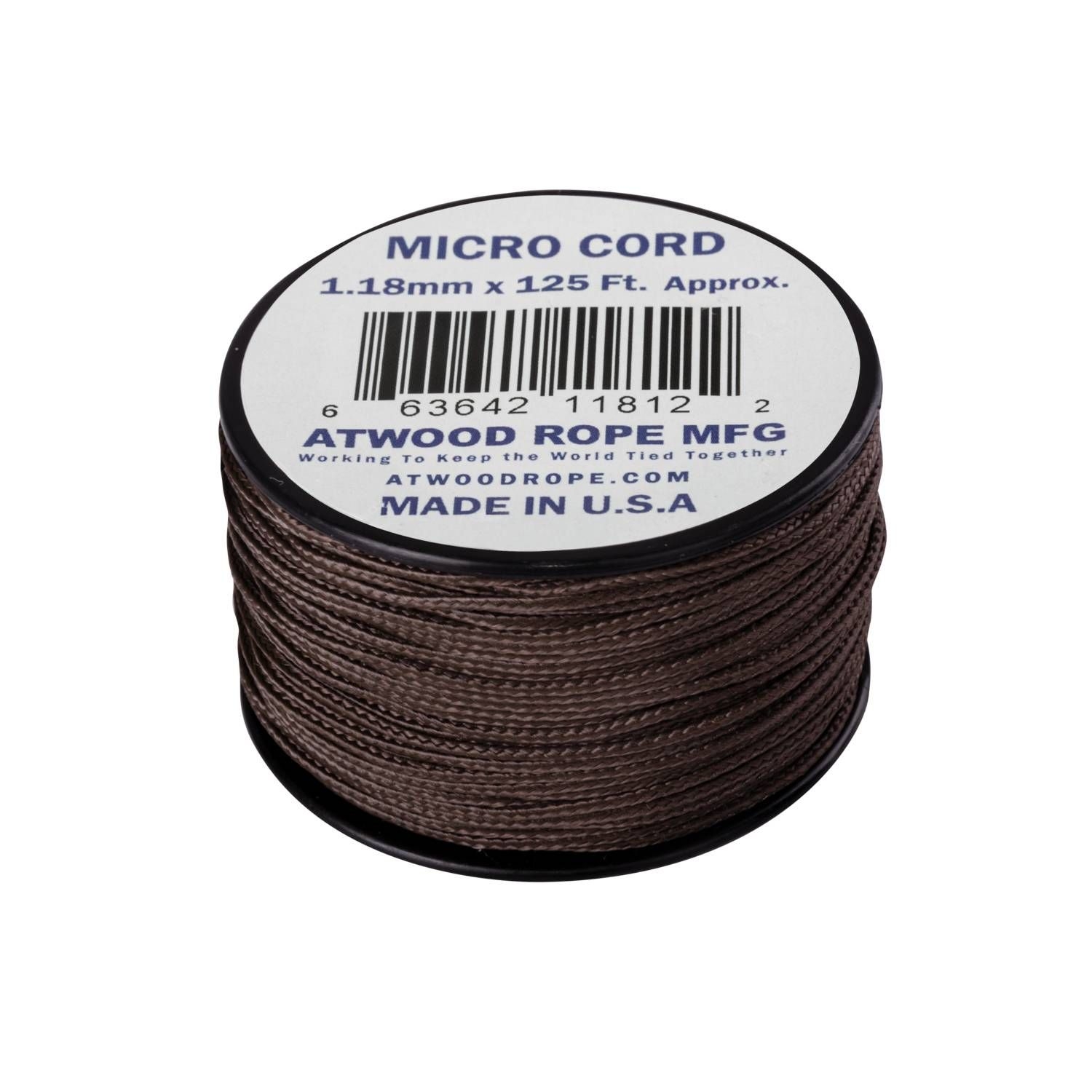 Image of Linka Micro Cord ATWOOD (1.18mm/38m) brązowa (CD-MC1-NL-30)