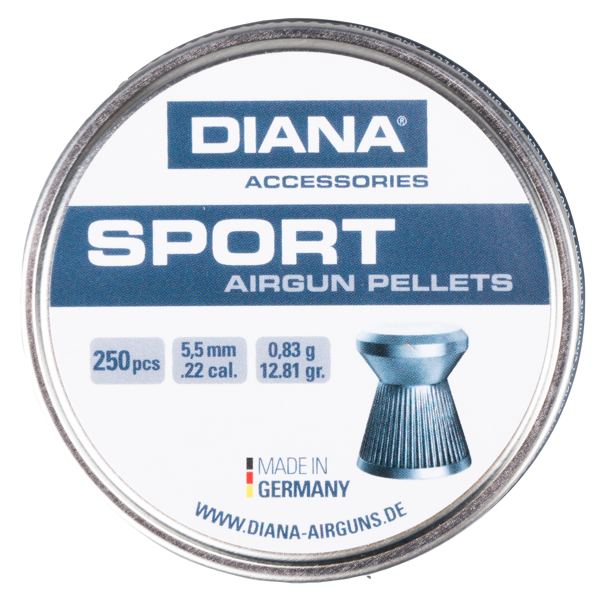 Image of Śrut 5,5 mm Diana Sport 250 szt. (029-130)