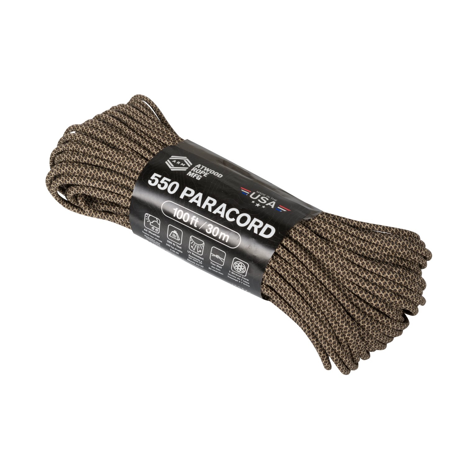 Image of Linka Paracord 550 ATWOOD (3,4mm/30 m) Nylon HYENA (CD-PC1-NL-0Q)