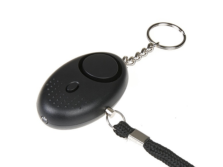 Image of 2x Alarm osobisty GUARD Scorpion z latarką LED, czarny, syrena 120dB (YC-003-BL)