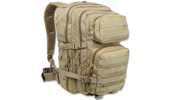 Image of Plecak Mil-Tec Large Assault Pack - Coyote Brown - 14002205