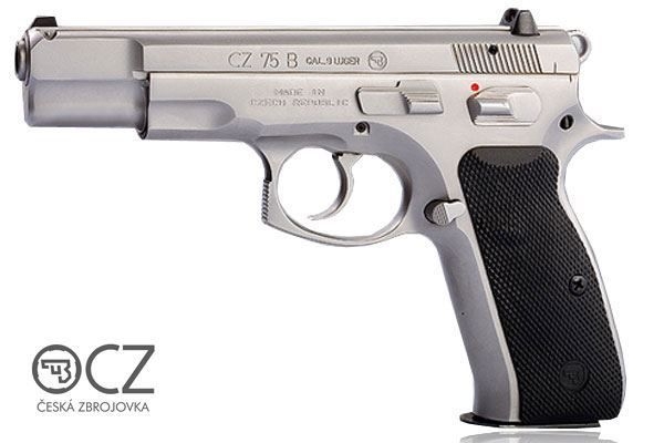 Image of Pistolet palny CZ 75B Stainless Mat kal. 9mm LUGER