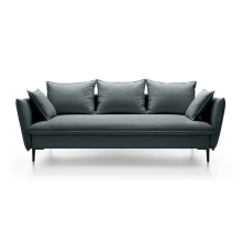 Sofa rozkładana Gloss, z pojemnikiem, petrol