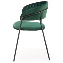 Krzesło welurowe K426 zielone
