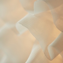 Image of Abażur do lampy wiszącej Villo 30 cm, falbanki, biały