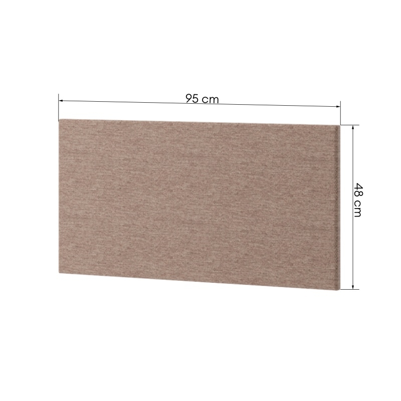 Image of Panel tapicerowany Woow, brązowy