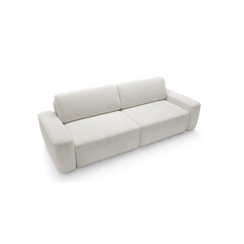 Image of Sofa rozkładana Bouli z pojemnikiem jasnobeżowa