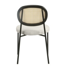 Krzesło do jadalni Fisco, jasnoszare/czarne