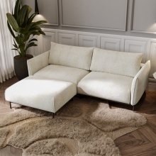 Image of Sofa rozkładana Bueno, czarne nóżki