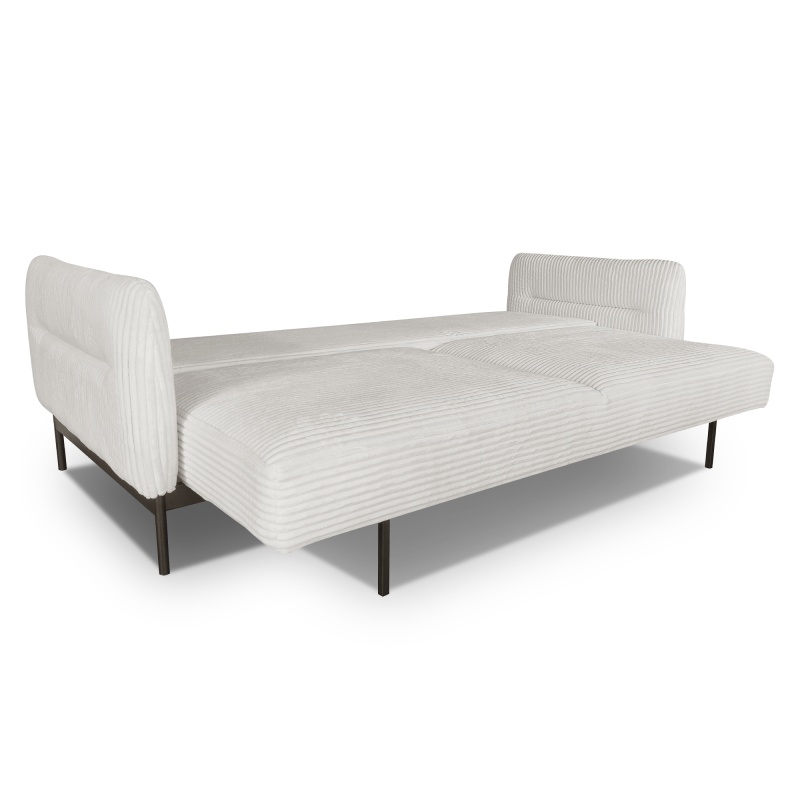 Image of Sofa rozkładana Duero biała, sztruks