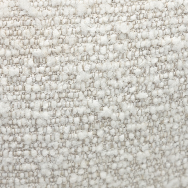 Image of Krzesło tapicerowane Falone beżowoszare, boucle, obłe kształty