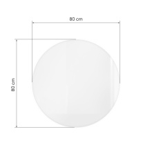 Image of Lustro wiszące z oświetleniem LED Andrea 80 cm, okrągłe, Anti-Fog