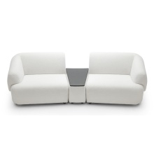 Sofa modułowa ze stolikiem Beliso boucle